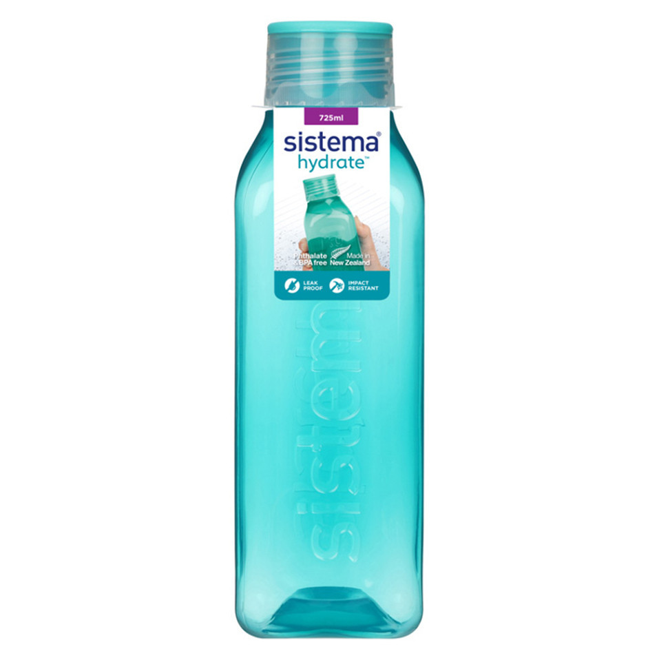 SISTEMA Hydrate Láhev Square šroubovací víčko zelená 725 ml