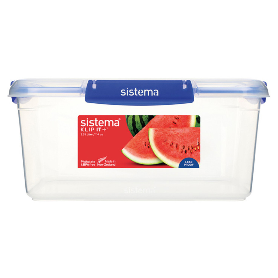 SISTEMA Klip It Plus Krabička na potraviny 4 klipy 3,35 l