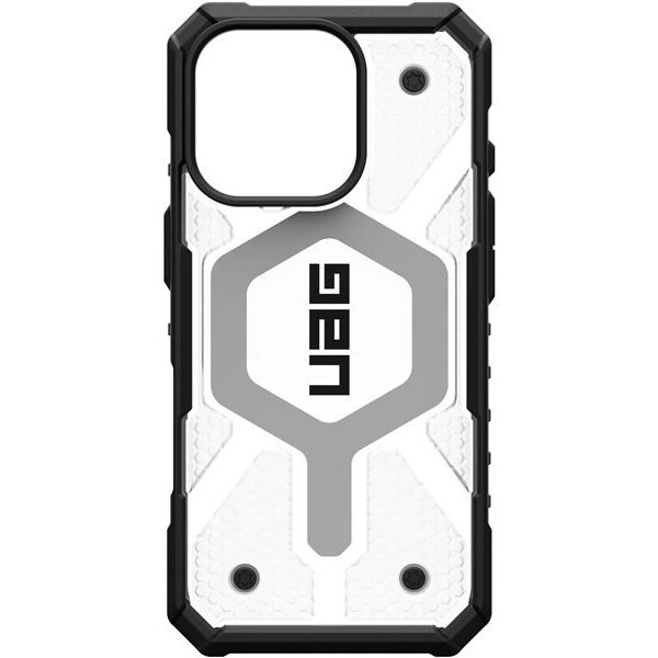 UAG Pathfinder Clear Magsafe kryt iPhone 16 Pro bílý