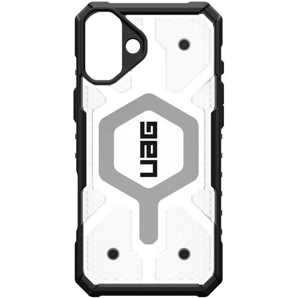 UAG Pathfinder Clear Magsafe kryt iPhone 16 Plus bílý