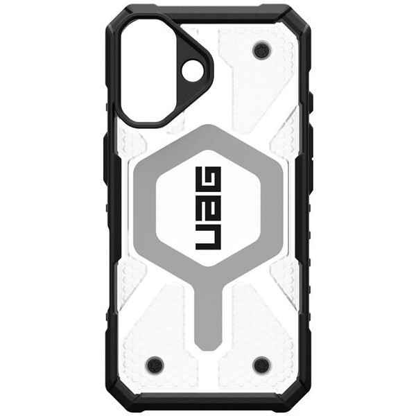 UAG Pathfinder Clear Magsafe kryt iPhone 16 bílý