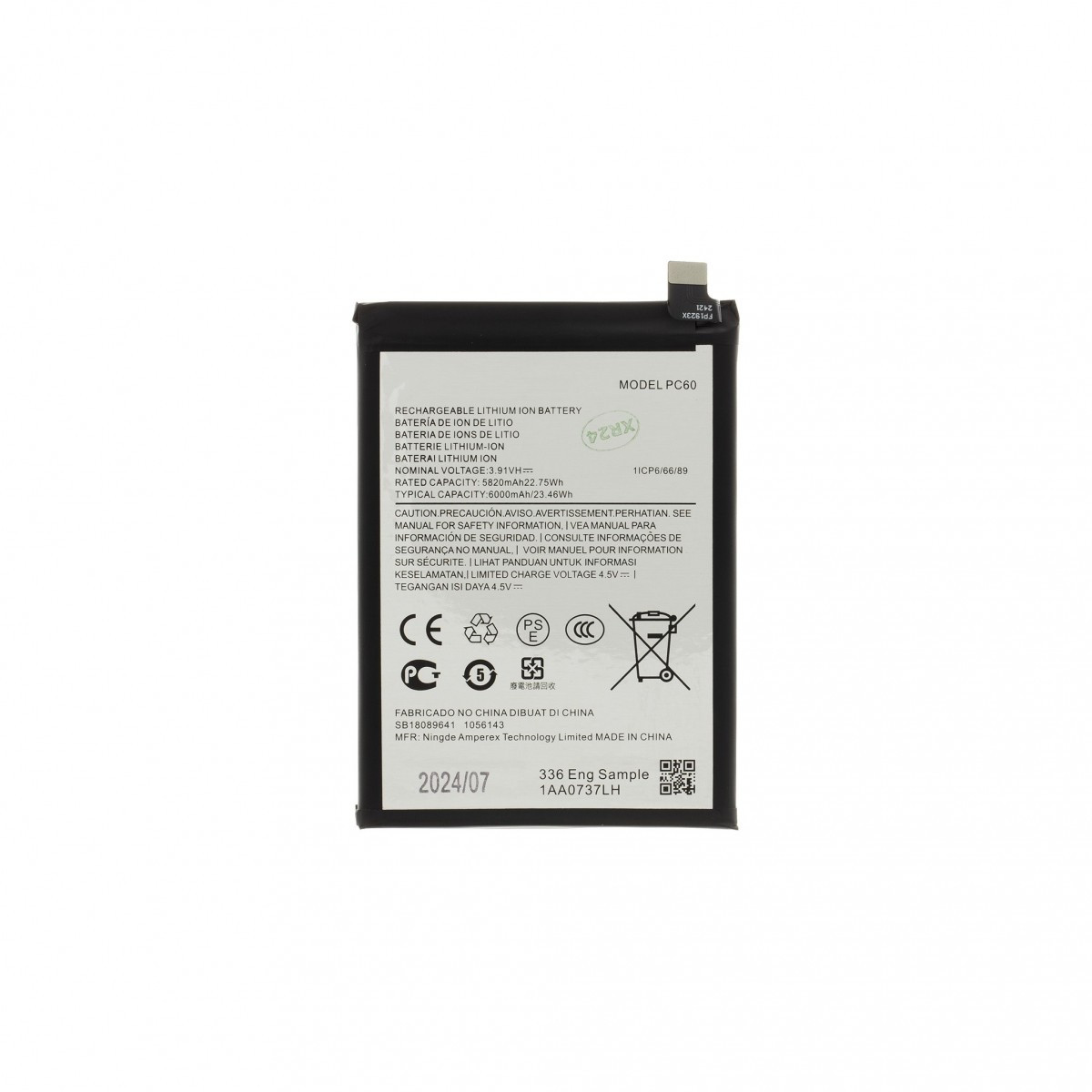 PC60 Baterie pro Motorola 6000mAh (OEM)