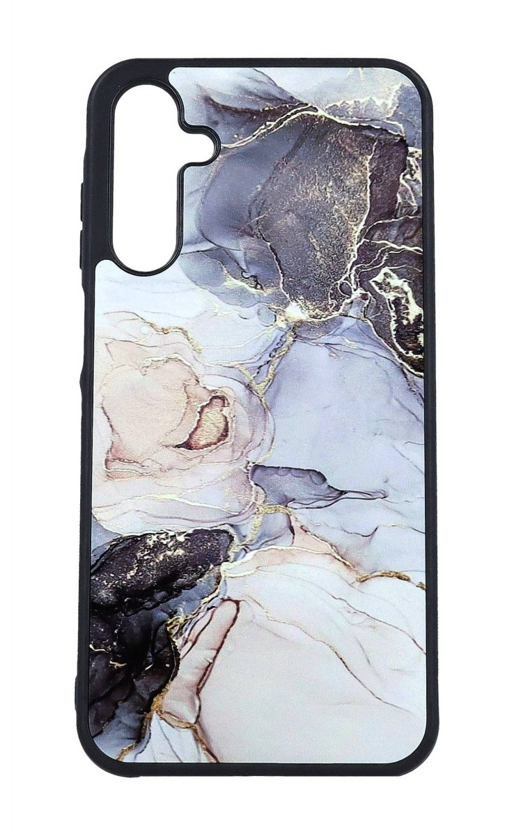 Kryt TopQ Marble Samsung A15 pevný Smoky Color 128708