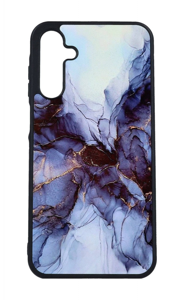 Kryt TopQ Marble Samsung A15 pevný Smoky Blue 128707