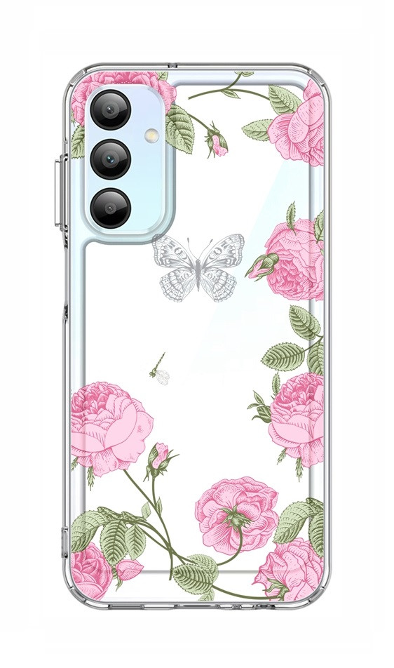 Kryt TopQ Image Samsung A15 Image pevný Pivoňky 128675