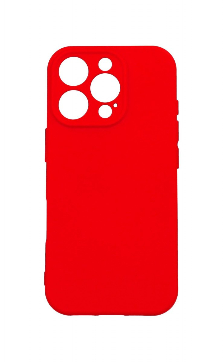Kryt TopQ Essential iPhone 16 Pro červený 128154