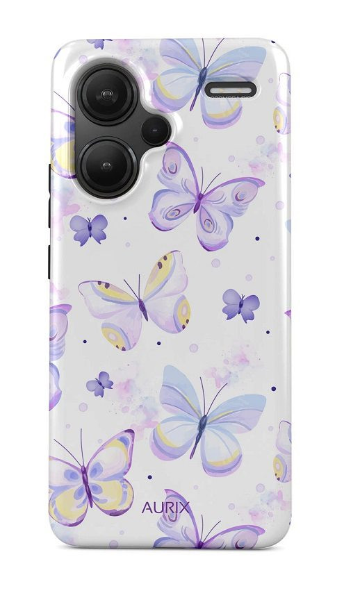 Kryt AURIX Xiaomi Redmi Note 13 Pro+ 5G pevný Butterflies 127210
