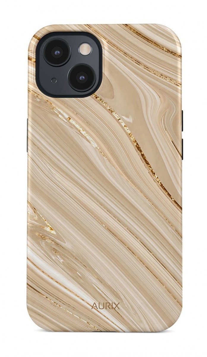 Kryt AURIX MagSafe iPhone 13 Golden Sands 127151