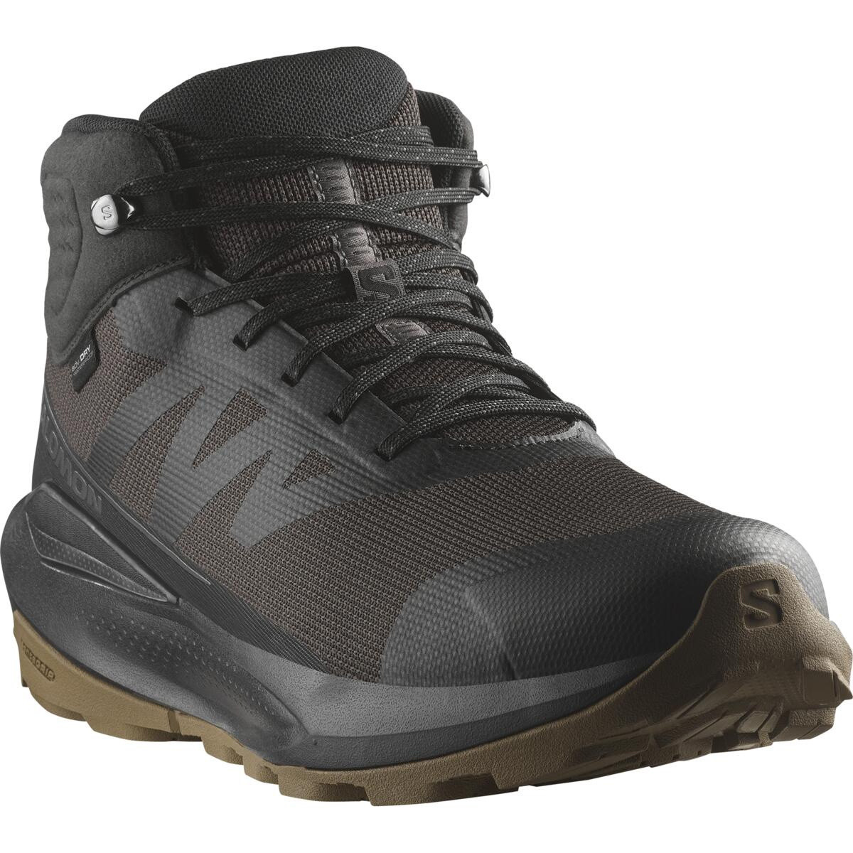 Salomon ELIXIR TOUR MID WP EU 46, Phantom/Black/Asphalt Pánské turistické boty