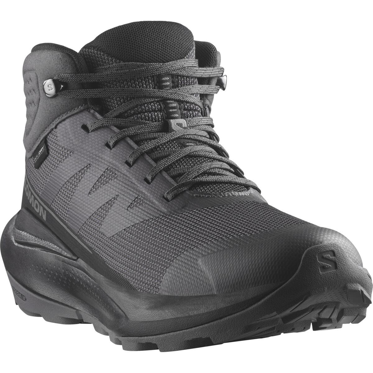 Salomon ELIXIR TOUR MID WP EU 41 ⅓, Asphalt/Black/Castlerock Dámské turistické boty