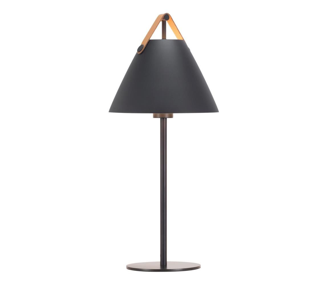 DFTP by Nordlux Nordlux - Stolní lampa STRAP 1xE27/40W/230V černá