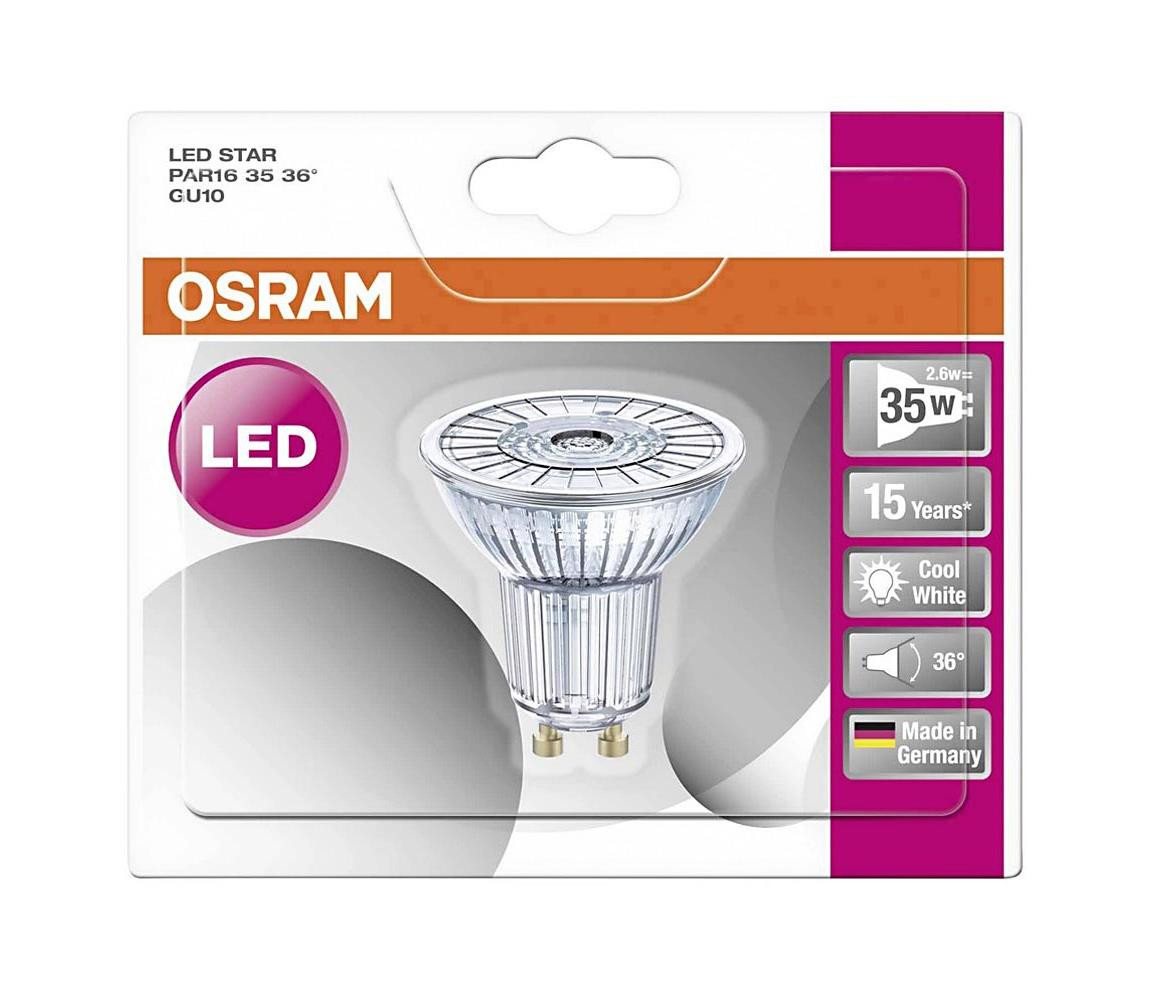 Osram LED Žárovka STAR GU10/2,6W/230V 4000K - Osram