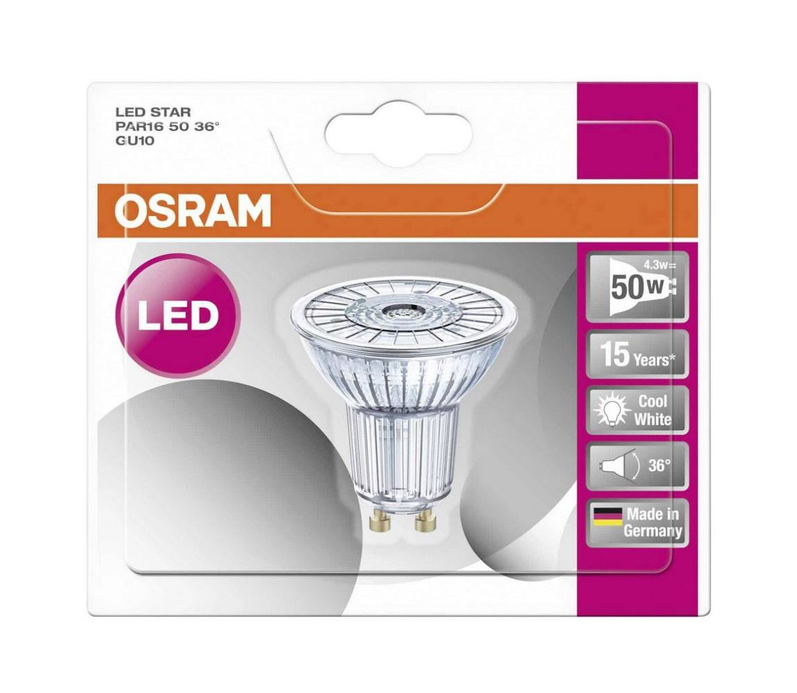 Osram LED Žárovka STAR GU10/4,3W/230V 4000K - Osram