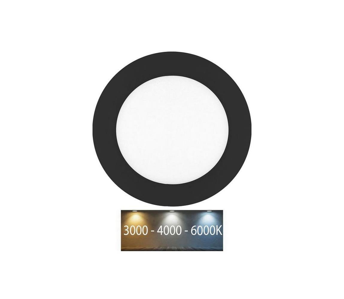 LED-WSL-CCT/6W/CR - LED Podhledové svítidlo LADA LED/6W/230V IP44 černá