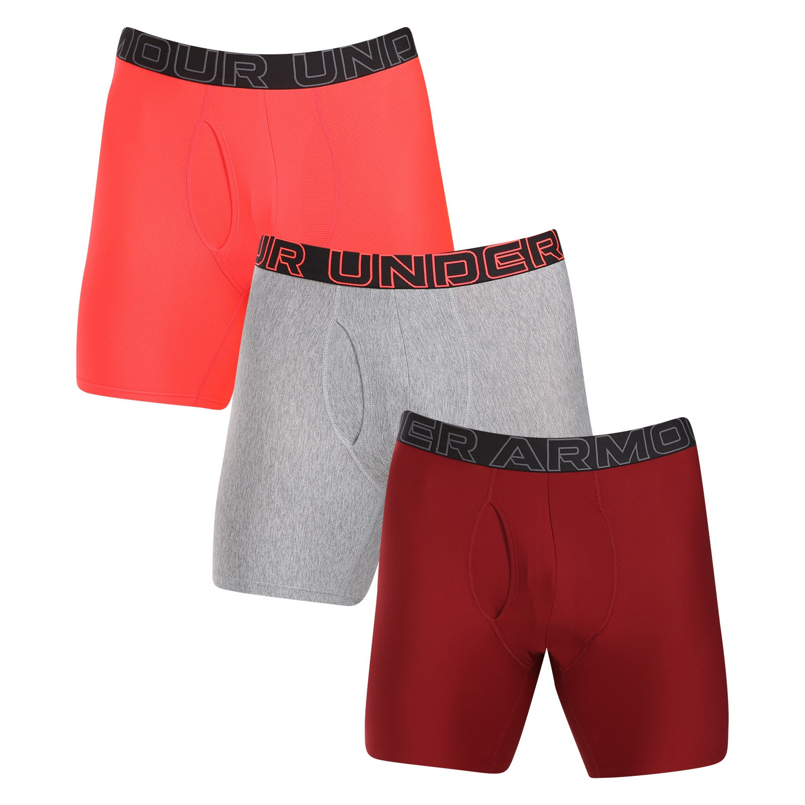 3PACK pánské boxerky Under Armour vícebarevné (1383884 625) XL, trenky / trenýrky