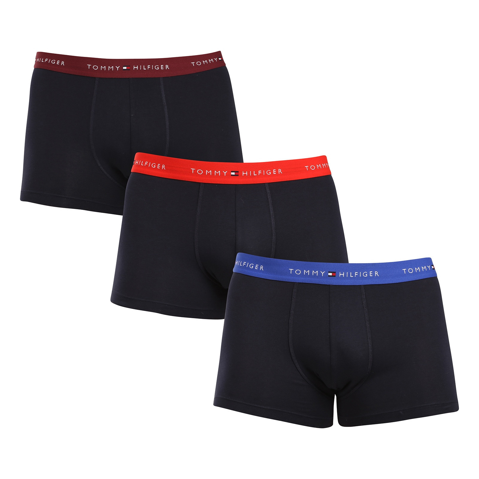 3PACK pánské boxerky Tommy Hilfiger tmavě modré (UM0UM02763 05K) XL, trenky / trenýrky