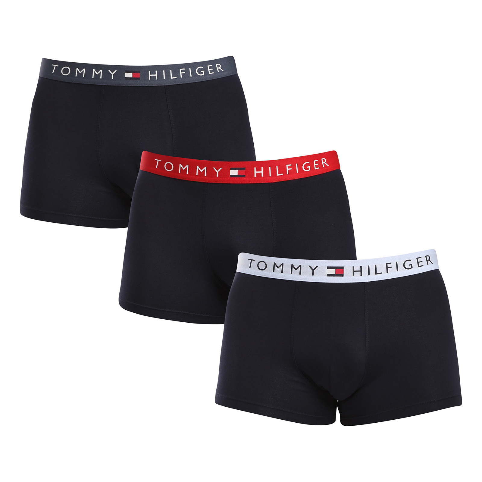 3PACK pánské boxerky Tommy Hilfiger tmavě modré (UM0UM03181 0R1) XL, trenky / trenýrky