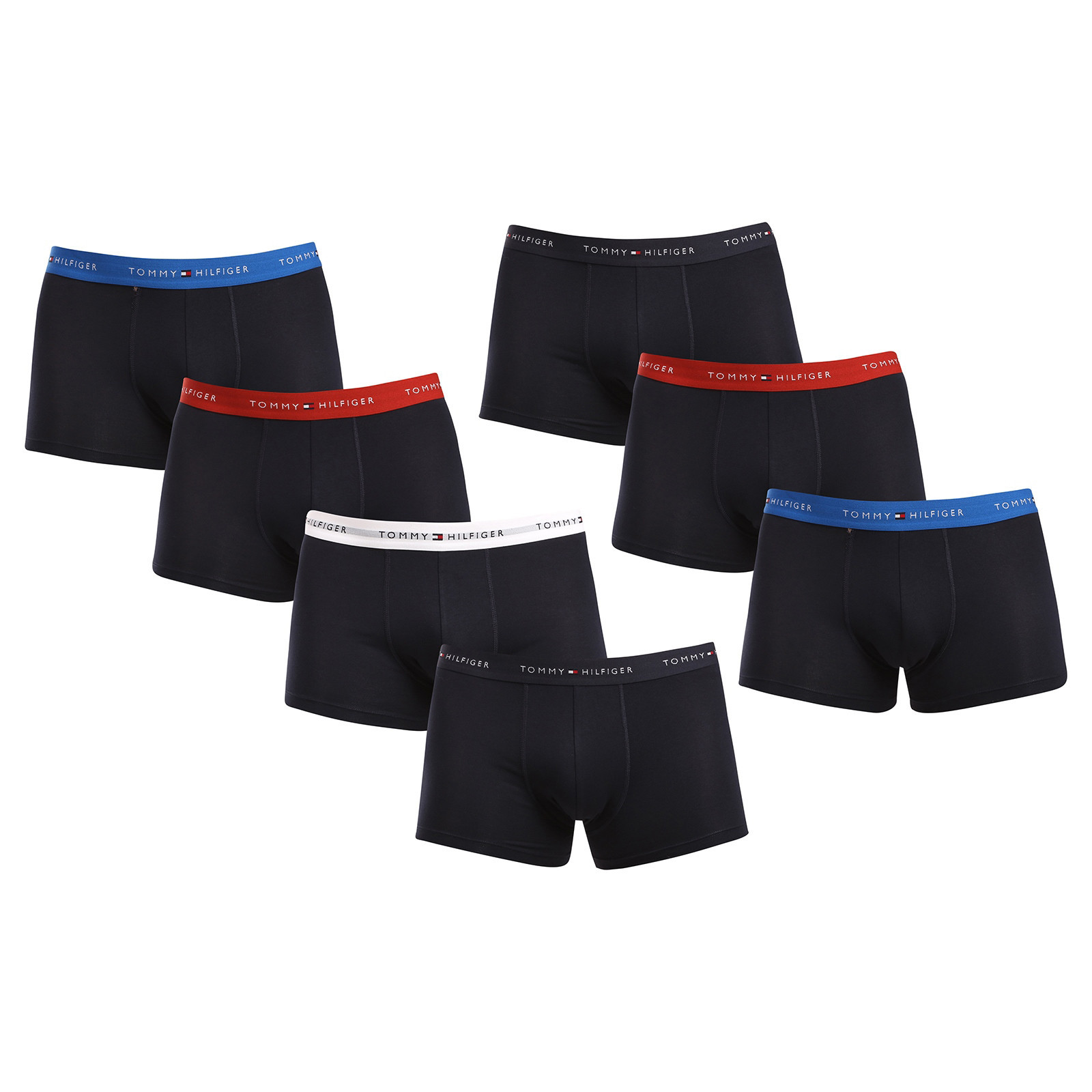 7PACK pánské boxerky Tommy Hilfiger tmavě modré (UM0UM03385 0W4) M, trenky / trenýrky