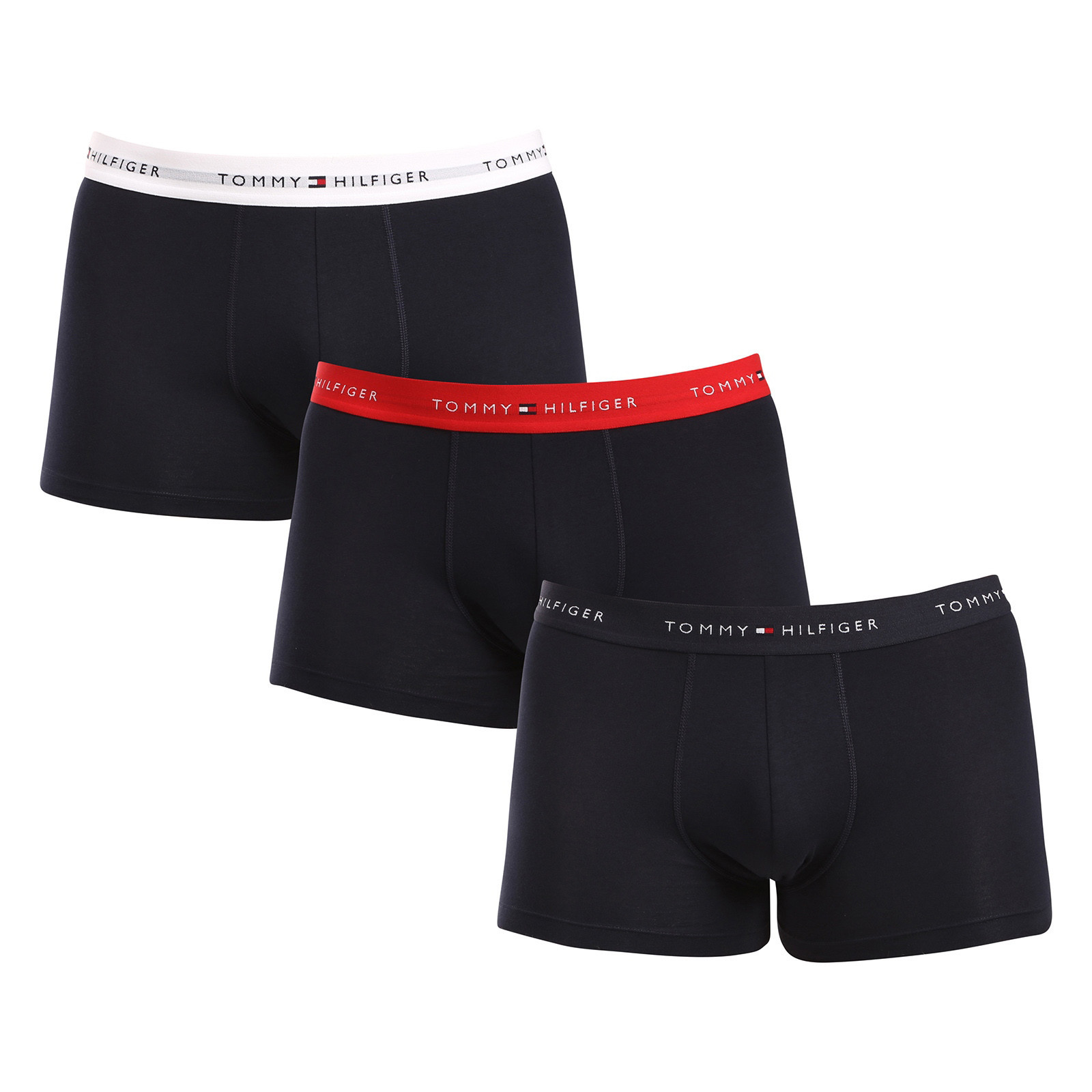 3PACK pánské boxerky Tommy Hilfiger tmavě modré (UM0UM02763 0W3) M, trenky / trenýrky