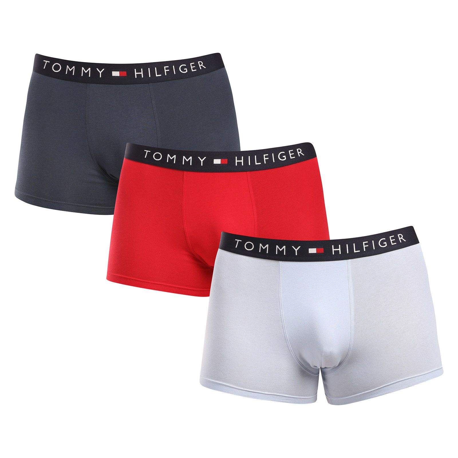 3PACK pánské boxerky Tommy Hilfiger vícebarevné (UM0UM03180 0R1) XL, trenky / trenýrky