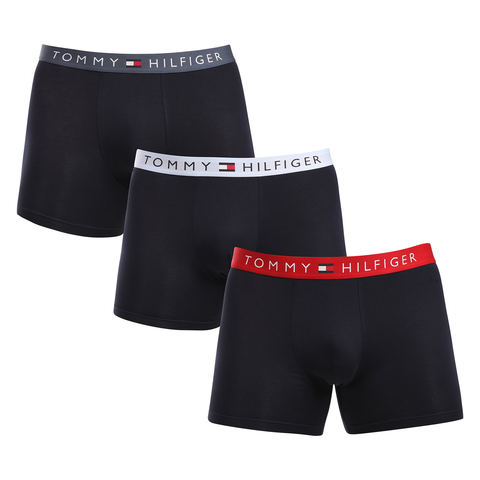 3PACK pánské boxerky Tommy Hilfiger tmavě modré (UM0UM03431 0R1) XL, trenky / trenýrky