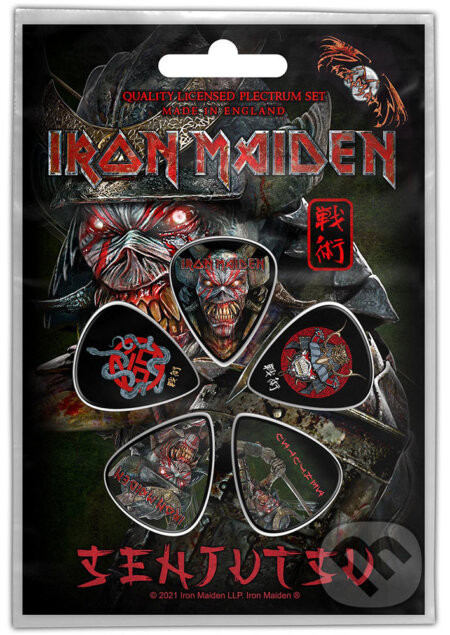 Gitarové trsátka Iron Maiden: Senjutsu set 5 ks - Iron Maiden