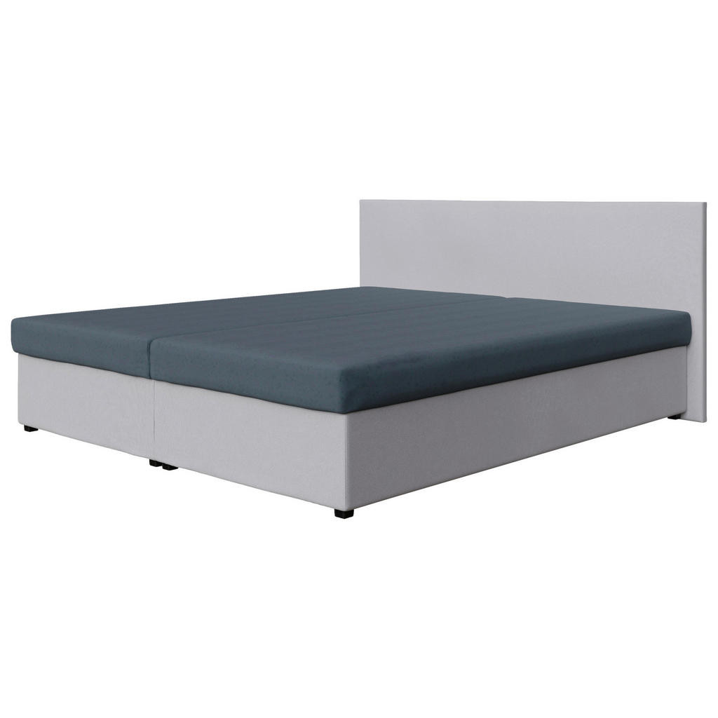 Carryhome POSTEL, 180/200 cm, textil, kompozitní dřevo, šedá