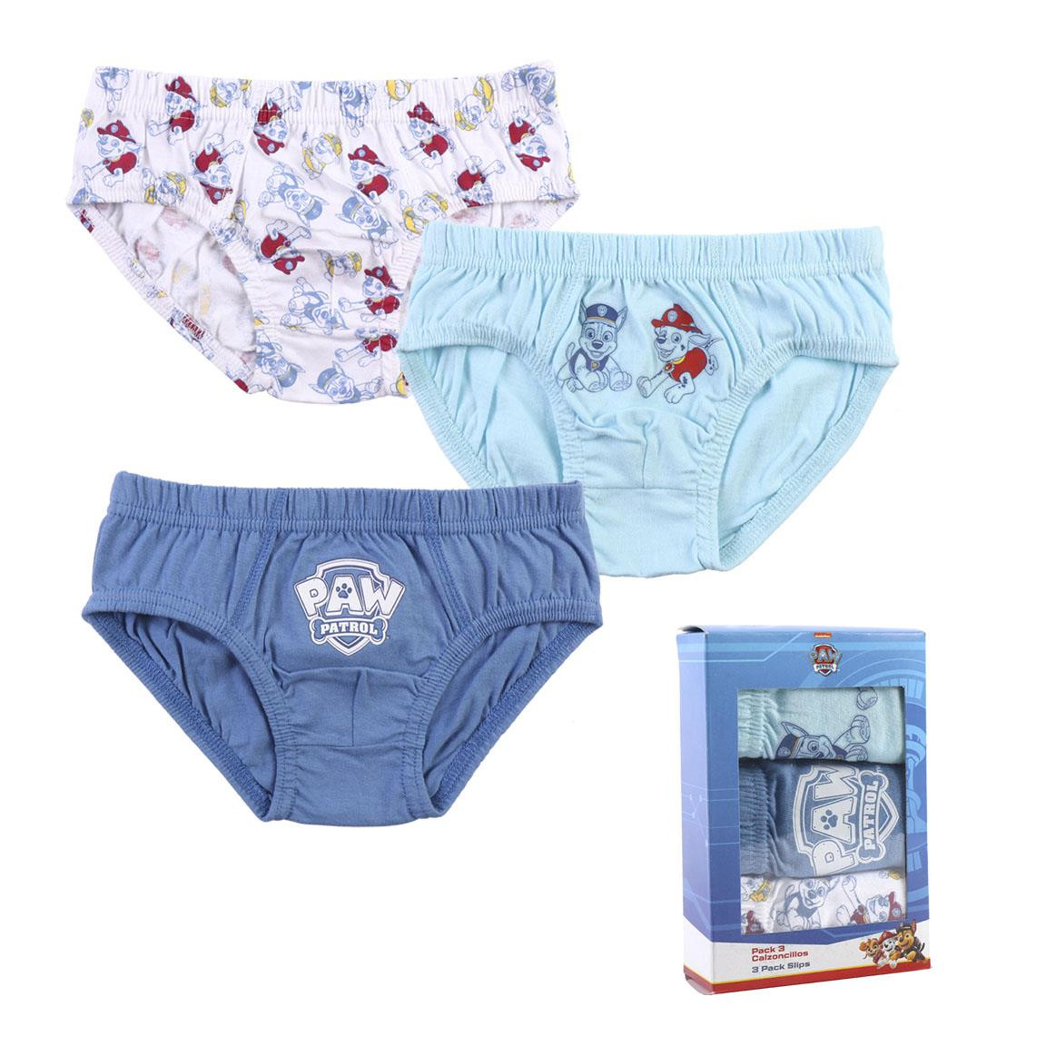 BOYS' UNDERWEAR SET SINGLE JERSEY 3 PIECES PAW PATROL