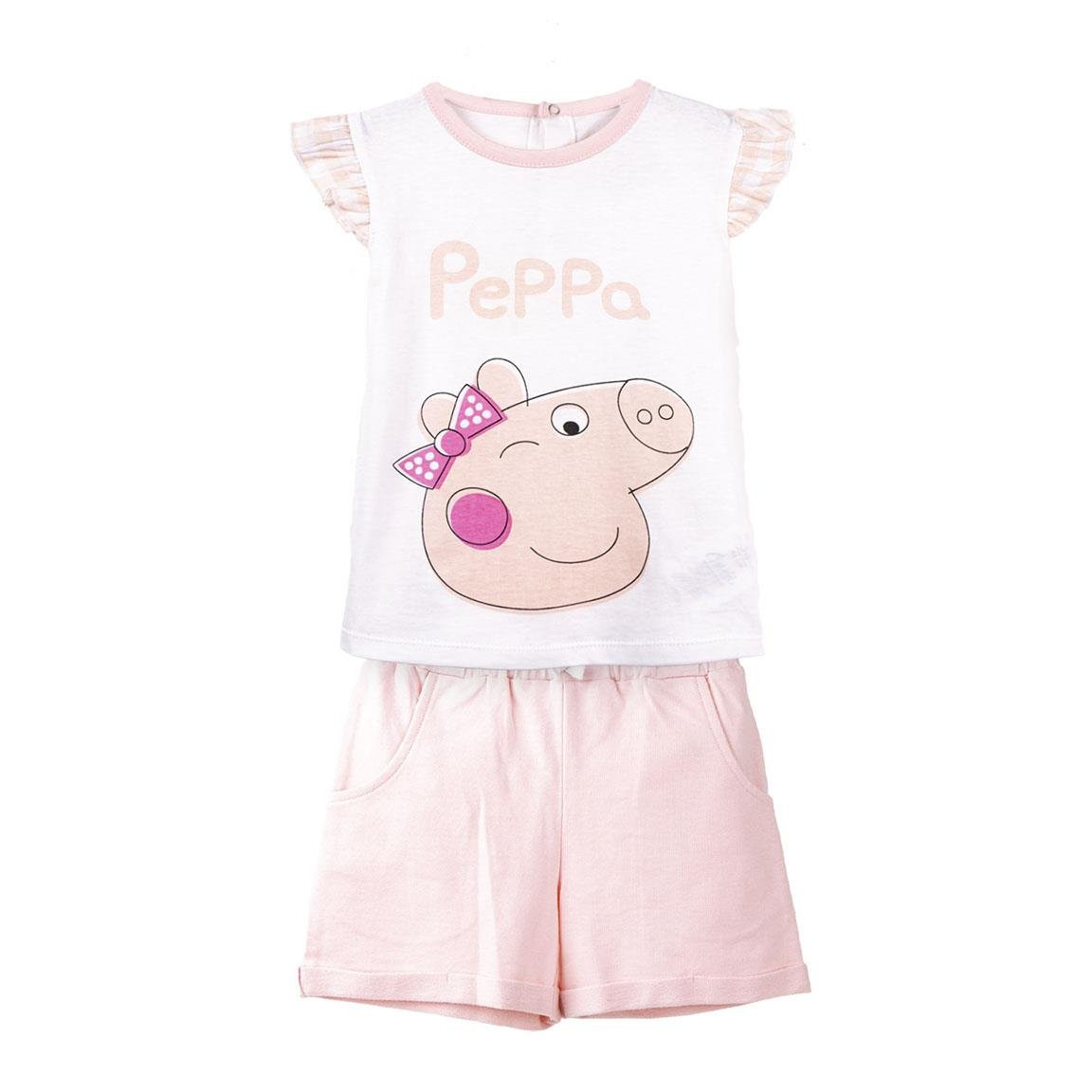 2 PIECE SET FRENCH TERRY PEPPA PIG