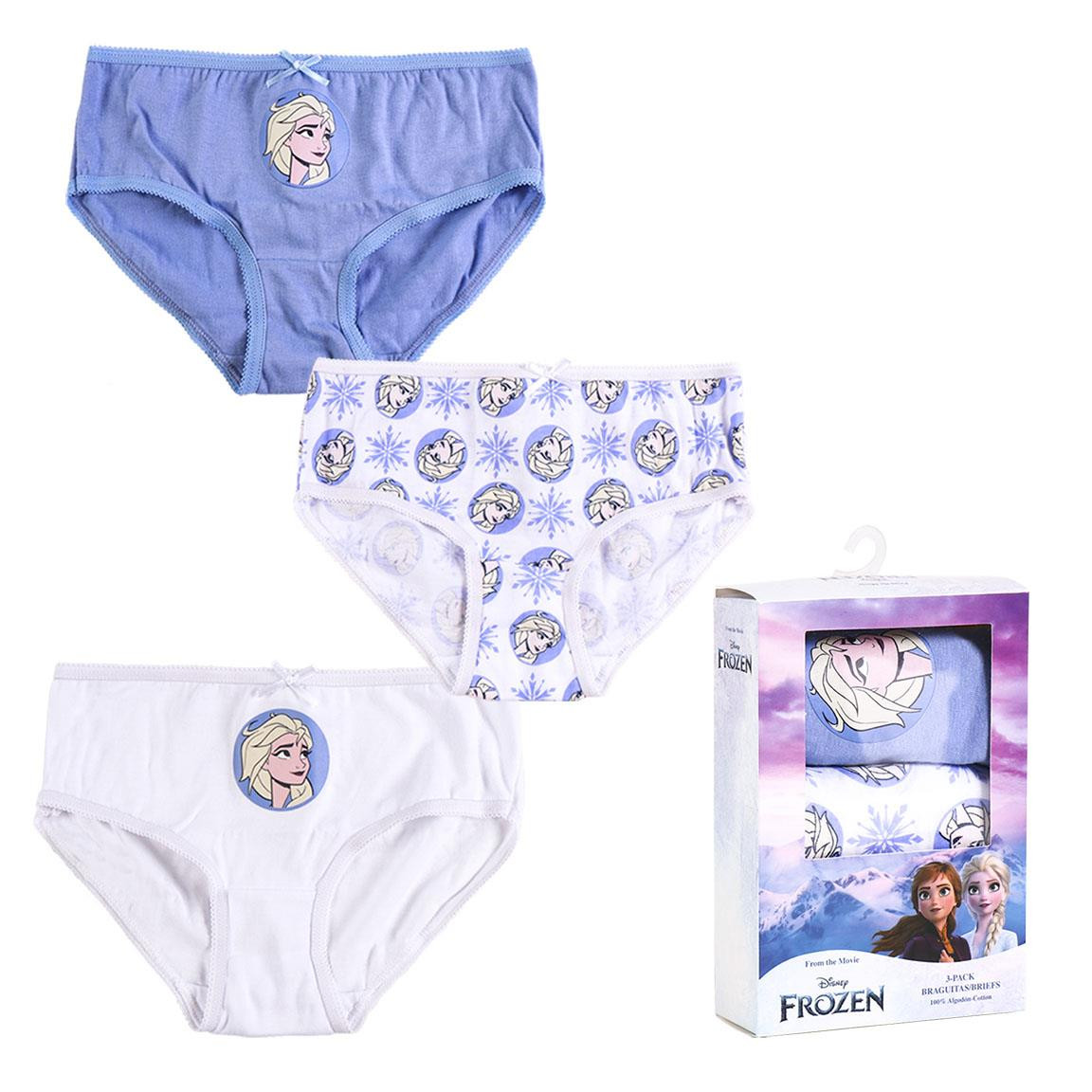 GIRLS' UNDERWEAR SET SINGLE JERSEY 3 PIECES FROZEN