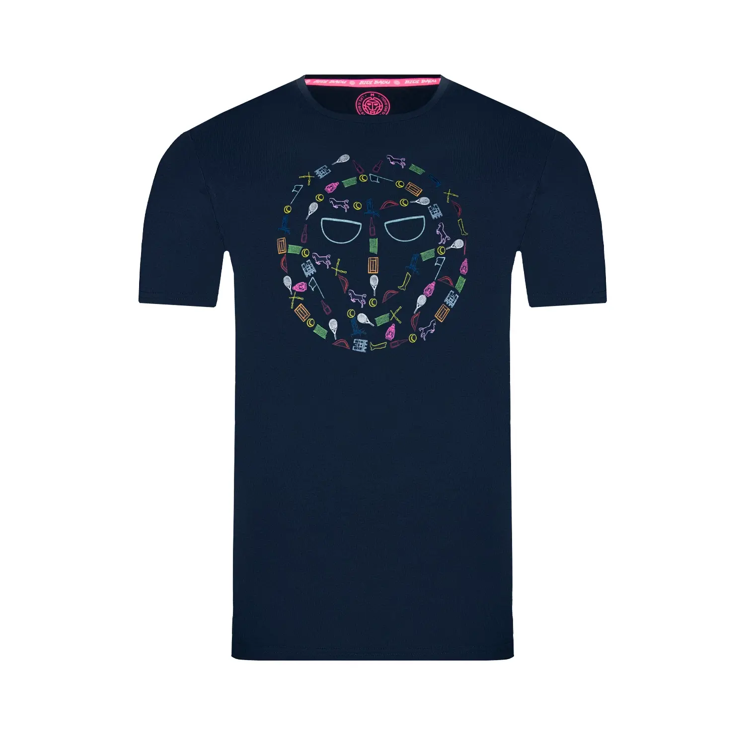 Dětské tričko BIDI BADU  Baszon Lifestyle Tee Dark Blue, Mixed 152 cm