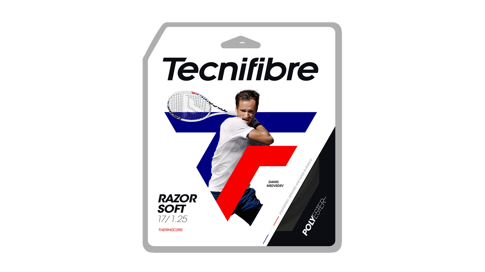 Tenisový výplet Tecnifibre  Razor Soft Carbon 12 m  1,20 mm