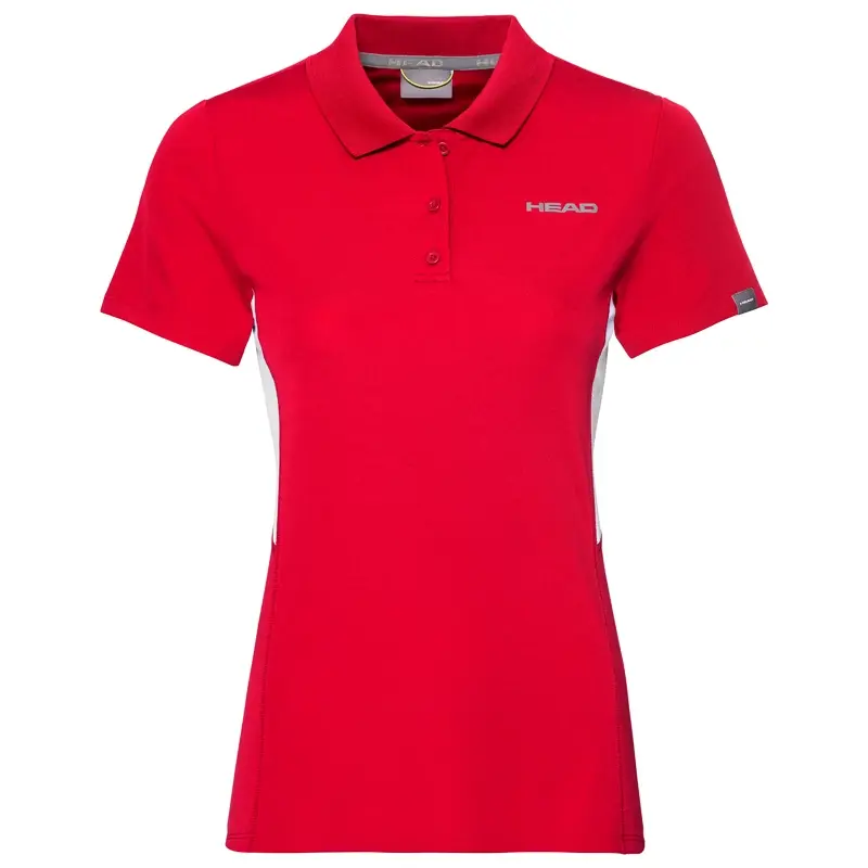 Dívčí tričko Head  Club Tech Polo Red 140 cm