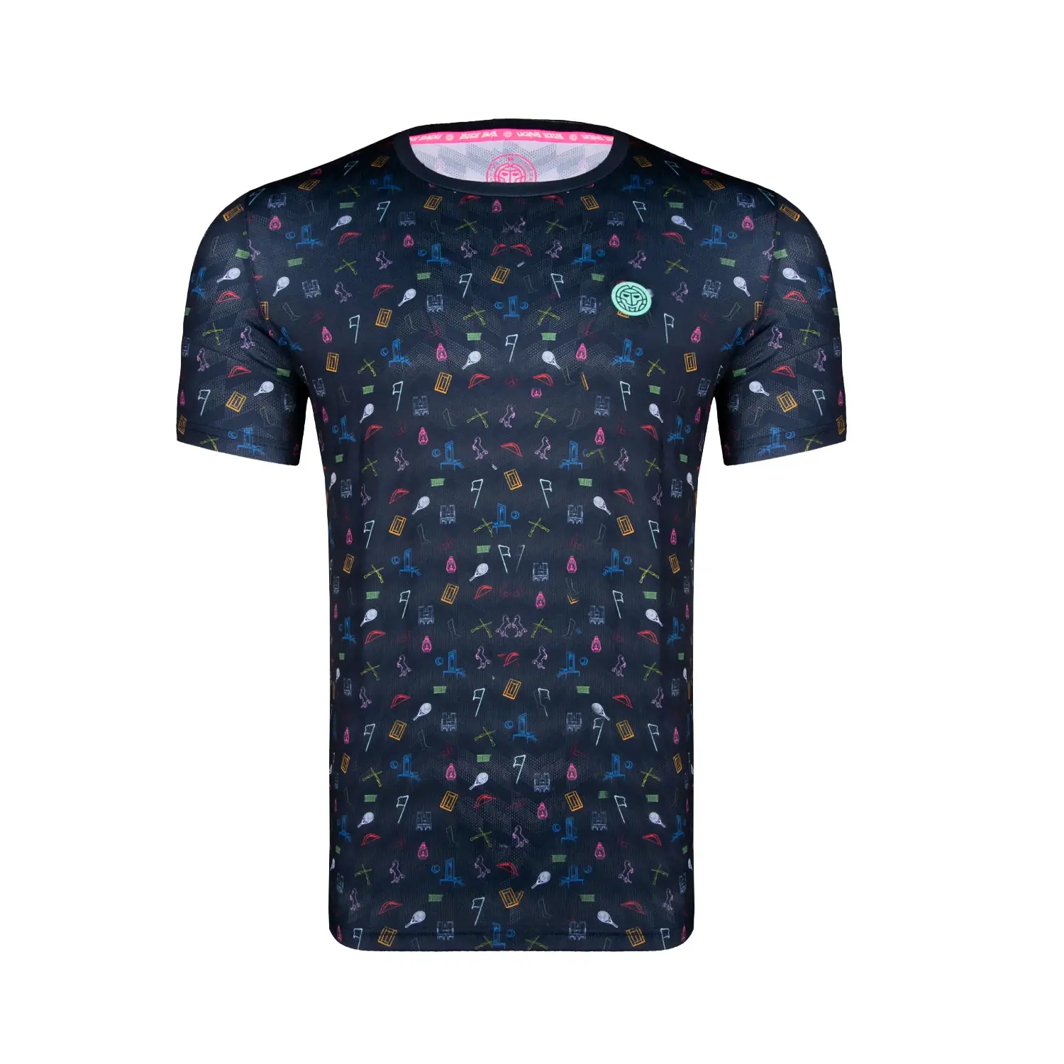 Dětské tričko BIDI BADU  Deon Tech Tee Dark Blue, Mixed 128 cm