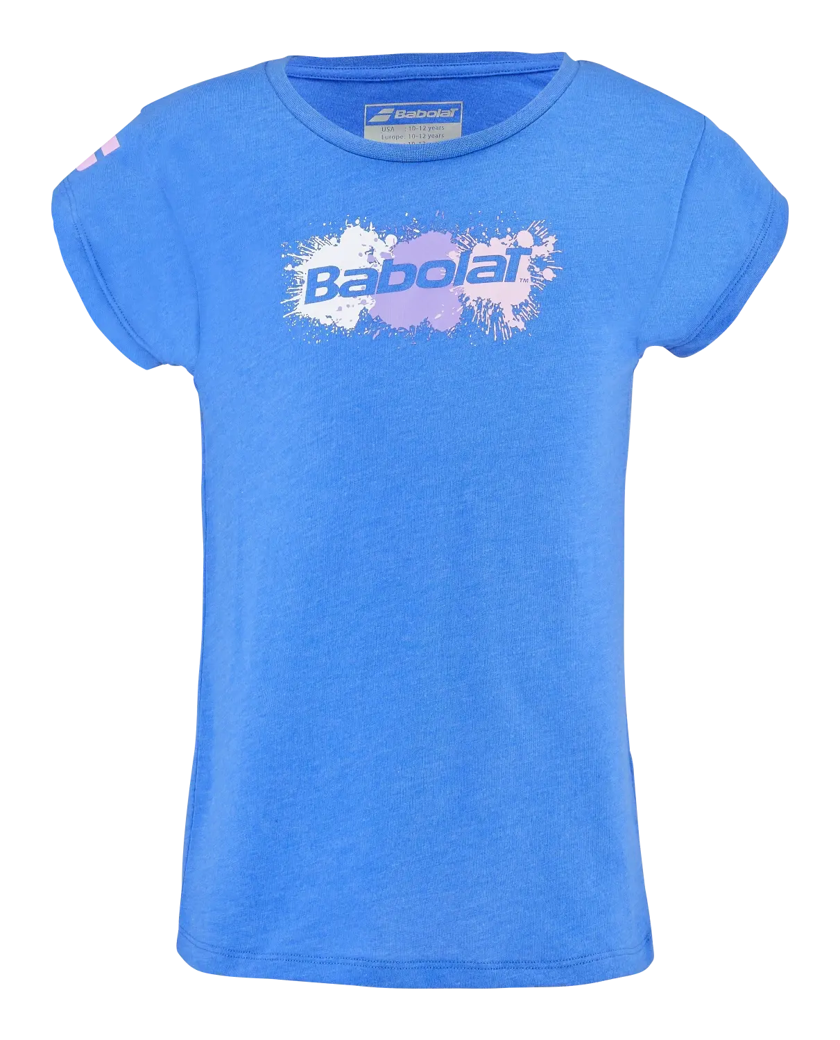 Dívčí tričko Babolat  Exercise Cotton Tee Girl French Blue 8 - 10 let