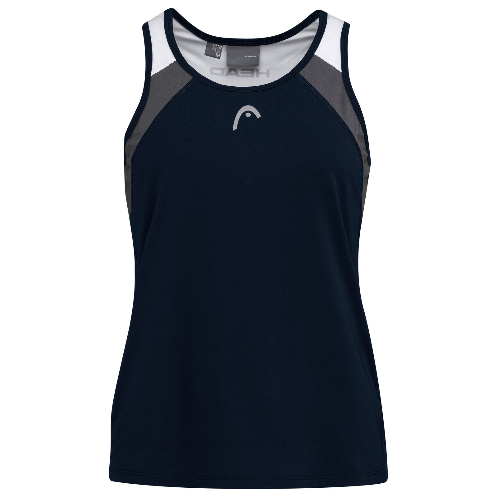 Dívčí tílko Head  Club 22 Tank Top Girls Dark Blue 140 cm