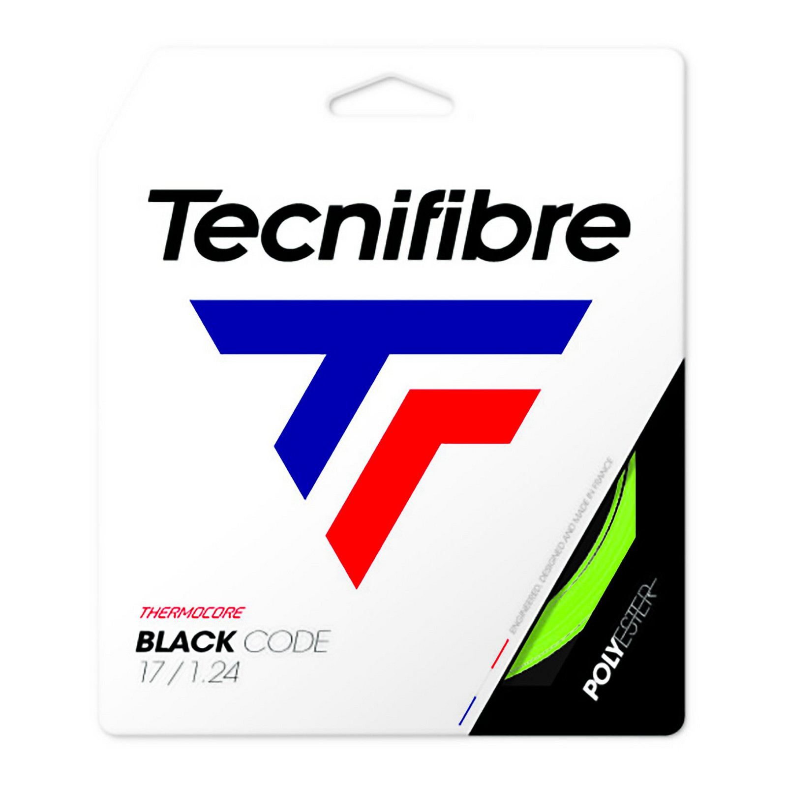 Tenisový výplet Tecnifibre  Black Code Lime (12 m)  1,24 mm