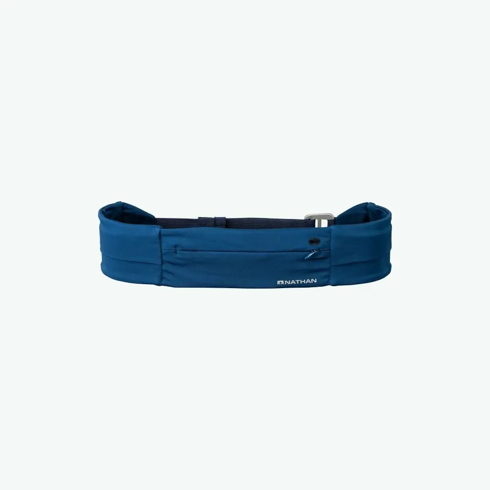 Běžecký opasek Nathan  Adjustable Fit Zipster Blue