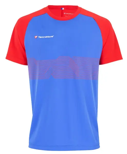 Dětské tričko Tecnifibre  F2 Airmesh Blue 17 6 - 8 let