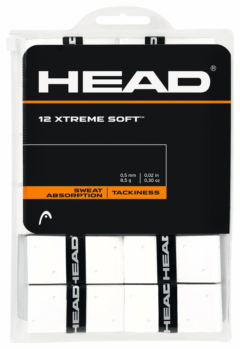 Omotávka na rakety vrchní Head Xtreme Soft White (12 ks)