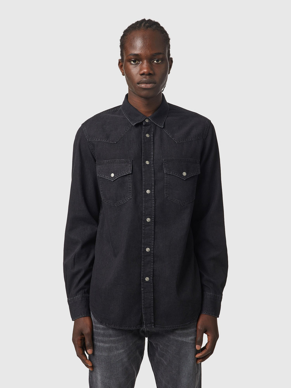 Diesel Shirt - DLEO CAMICIA SHIRT black