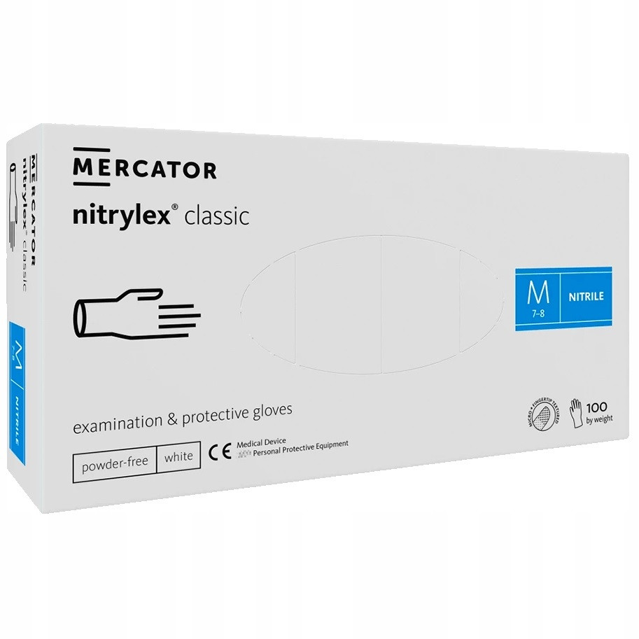 Mercator Medical Nitrylex Classic modré 100 ks