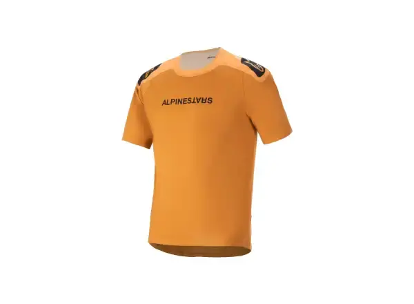 Alpinestars A-Aria Polartec Switch pánský dres krátký rukáv Dark Gold vel. M