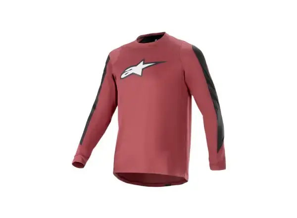 Alpinestars A-Dura Dri Astar pánský dres dlouhý rukáv Burgundy vel. M