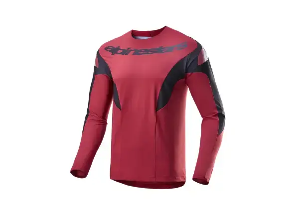 Alpinestars A-Supra Race pánský dres dlouhý rukáv Burgundy vel. M