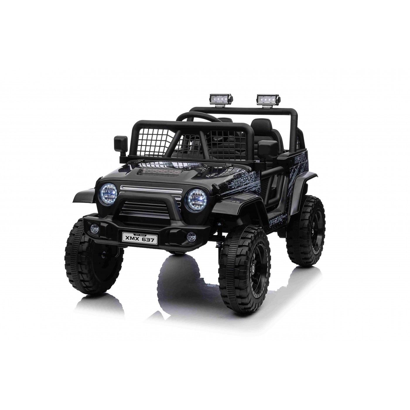 mamido Elektrické autíčko OFF ROAD 4x4 SPORT černé