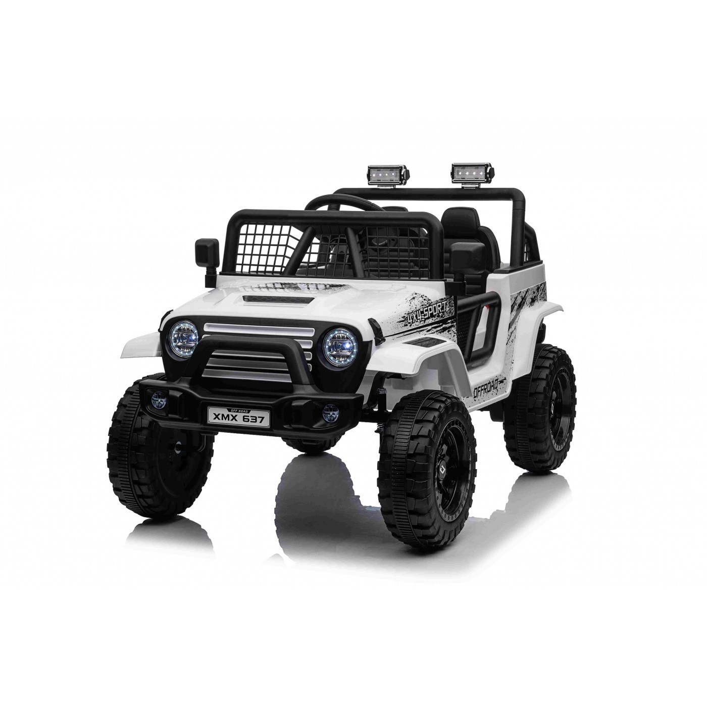 mamido Elektrické autíčko OFF ROAD 4x4 SPORT bílé