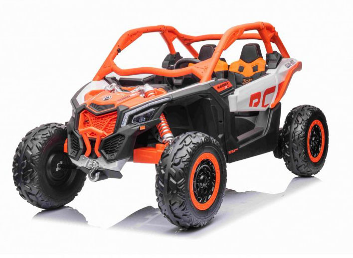 mamido Elektrické autíčko Buggy Maverick Can-Am 2x24V 4x200W EVA oranžové - VYSTAVENÝ KUS