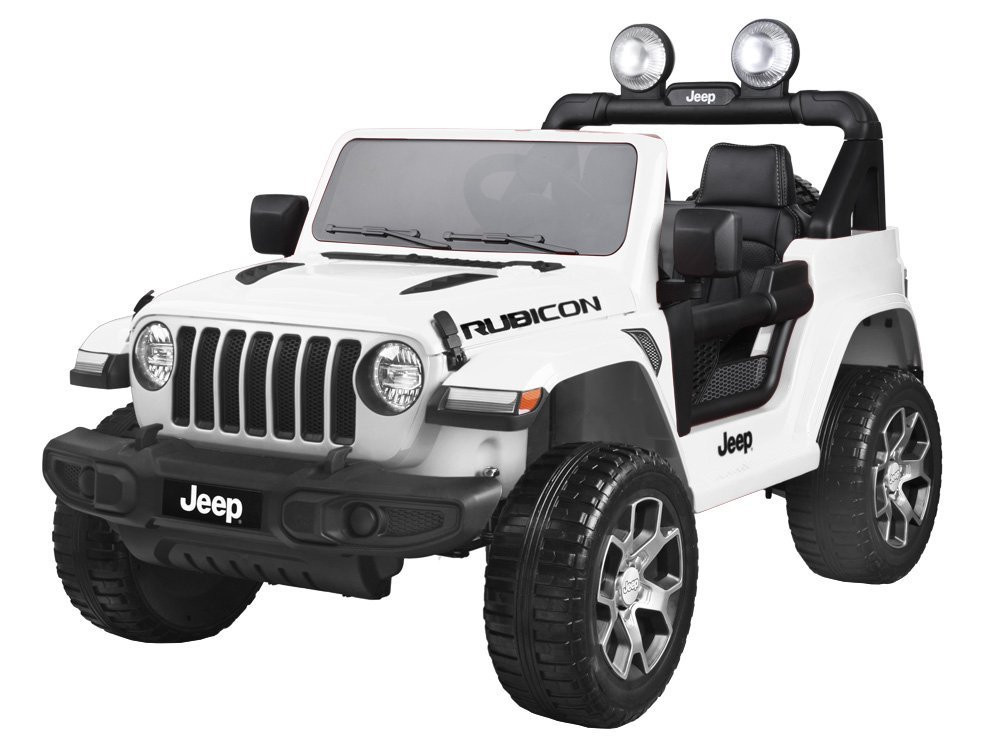 mamido Dětské elektrické autíčko Jeep Wrangler Rubicon 4x4 bílá