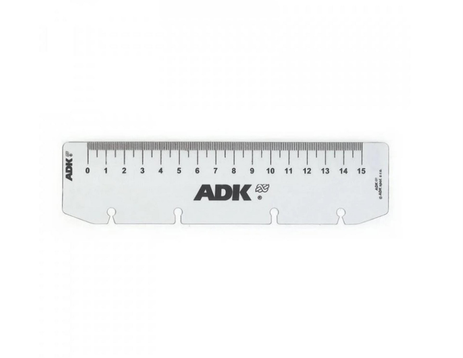 Plastová záložka pravítko do diáře ADK - A6, plastové